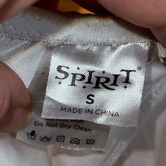 Spirit White Embroidered Lace Corset Top - Picture 8 of 11